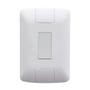 Imagem de Conjunto Interruptor Simples Tramontina Aria 4x2 6A 250V Branco