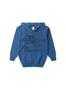 Imagem de Conjunto Inverno Menino Azul Blusão com Capuz e Calça em Moletom Dino Camuflado