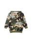 Imagem de Conjunto Inverno Menino Verde Blusão Com Capuz e Calça em Moletom Militar