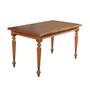 Imagem de Conjunto Jantar Mesa Madeira Maciça Rústica Franscisca 140x80 com 4 Cadeiras Ripada Confort Castanho