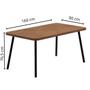 Imagem de Conjunto Jantar Mesa Retangular 160cm c/ 6 Cadeiras Soft NP