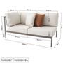 Imagem de Conjunto Jardim e Varanda 1 Chaise Esquerda 1 Puff Refúgio Cabecasamadeiramadeira