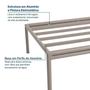 Imagem de Conjunto Jardim e Varanda 1 Chaise Esquerda 1 Puff Refúgio Cabecasamadeiramadeira
