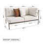 Imagem de Conjunto Jardim e Varanda 2 Chaise 1 Sofá 1 Puff 1 Mesinha Refúgio Cabecasa Madeiramadeira