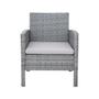 Imagem de Conjunto Jardim Sofá 2 Lugares Com 2 Poltronas Rattan Davos