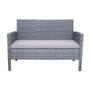 Imagem de Conjunto Jardim Sofá 2 Lugares Com 2 Poltronas Rattan Davos