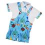 Imagem de Conjunto Jardineira Infantil Masculino Fundo do Mar com Camisa