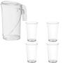 Imagem de Conjunto Jarra 2L com 4 Copos 350ml Prime Utility Cristal