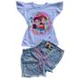 Imagem de Conjunto jeans infantil para meninas maria clara e jp.