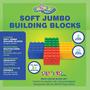 Imagem de Conjunto Jumbo Building Blocks UniPlay Plump Soft de 24 peças de 3 meses ou mais