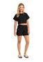 Imagem de Conjunto Juvenil com Blusa Cropped e Short Gloss