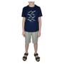 Imagem de Conjunto Juvenil Masculino King&Joe Skate Azul Marinho Cj090