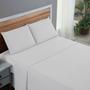 Imagem de Conjunto King 4 Peças 200 Fios Jogo de Lençol Algodão com Elástico Roupa de Cama Box