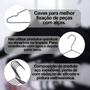 Imagem de Conjunto Kit 40 Peças Cabides Acabamento Clássico Elegante Aço Armário Resistente Multiuso