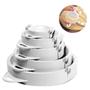 Imagem de Conjunto Kit 5 Tamanhos Forma Molde Pastel Salgados Risole