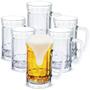 Imagem de Conjunto kit 6 Canecas Monaco 380ml Copo Cerveja de Vidro Dolce home