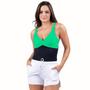 Imagem de Conjunto Kit Maiô Com Bojo + Short Com Ajustes Nas Laterais