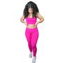 Imagem de Conjunto Legging e Top Poliamida Academia Cross Pilates