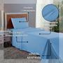 Imagem de Conjunto Lençol Cama Solteiro 3 Peças 400 com Elástico e Fronha Toque Macio