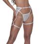Imagem de Conjunto Lingerie Arrastão com Cinta Liga Grudada Yaffa Ref.Y7098