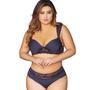 Imagem de Conjunto lingerie calcinha e sutiã plus size com alças largas em espuma 