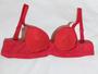 Imagem de Conjunto Lingerie CM1 Reforçado de Microfibra Com Fita Vermelho Tamanho M-42 