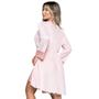 Imagem de Conjunto Lingerie Com Aro Sem bojo e Robe feminino Sexy em Renda e Tule Combo Linha Noite