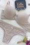 Imagem de Conjunto lingerie  Heisig  com base reforçada com reguladores  folheados a ouro 24k