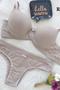 Imagem de Conjunto lingerie Heisig/MB com base reforçada com reguladores folheados a ouro 24k