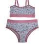 Imagem de Conjunto Lingerie Infantil Sutiã Top Calcinha Menina Moça