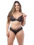 Imagem de Conjunto Lingerie Renda Calcinha Sutia Preto