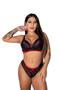 Imagem de Conjunto Lingerie Renda Cropped Sensual 