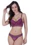 Imagem de Conjunto Lingerie Renda e Elástico Calcinha e Sutiã - c5 CONJUNTO JÉSSICA