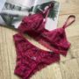 Imagem de Conjunto Lingerie rendado sem bojo com forro