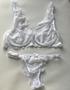 Imagem de Conjunto lingerie sem bojo com aro em renda com calcinha de regulagem (201011)  - m(42)