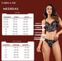 Imagem de Conjunto lingerie sem bojo com aro em renda com calcinha de regulagem (201011)  - m(42)