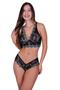 Imagem de Conjunto Lingerie sem Bojo Renda Bicolor - CJ PRISCILA