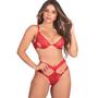 Imagem de Conjunto Lingerie Sexy Sensual Renda Luxo Calcinha Sutiã