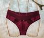 Imagem de Conjunto lingerie  Sutiã com bojo e Calcinha Tamanho P Marsala EY 10004