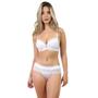 Imagem de Conjunto Lingerie Sutiã Nadador em Renda Sensual c/ Bijuteria Luxo