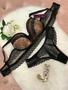 Imagem de Conjunto Lingerie tamanho GG/46 em microfibra e renda.