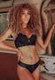 Imagem de Conjunto Liso de Lingerie Com Calcinha com Detalhes em Renda