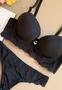 Imagem de Conjunto Liso de Lingerie Com Calcinha com Detalhes em Renda