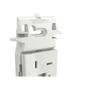 Imagem de Conjunto Lorenzetti Zuli 4X2 Branco Sem Placa(1Tomada Rj11) Lz050