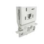 Imagem de Conjunto Lorenzetti Zuli 4X2 Branco Sem Placa(1Tomada Rj11) Lz050