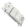Imagem de Conjunto Lorenzetti Zuli 4X2 Branco Sem Placa(2Paralelos) Lz202