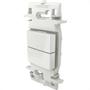 Imagem de Conjunto Lorenzetti Zuli 4X2 Branco Sem Placa(2Paralelos) Lz202