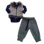 Imagem de Conjunto Luc.Boo Com Colete Bichinhos Azul Inverno