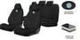 Imagem de Conjunto Luxuoso Capas Tecido Banco Gol 2008-2012 + Capa Volante + Chaveiro VW