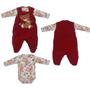 Imagem de Conjunto Macacão Vermelho com Body Bebê Menina Beatriz